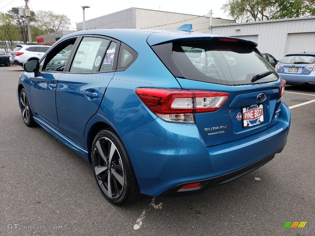 2019 Impreza 2.0i Sport 5-Door - Island Blue Pearl / Black photo #4