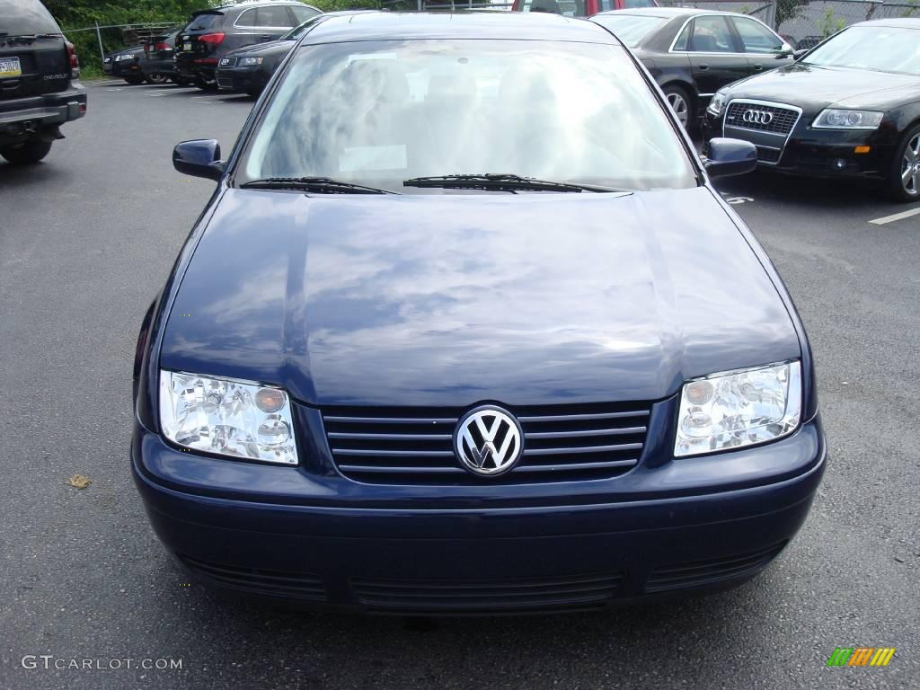 2001 Jetta GLS VR6 Sedan - Galactic Blue / Grey photo #3