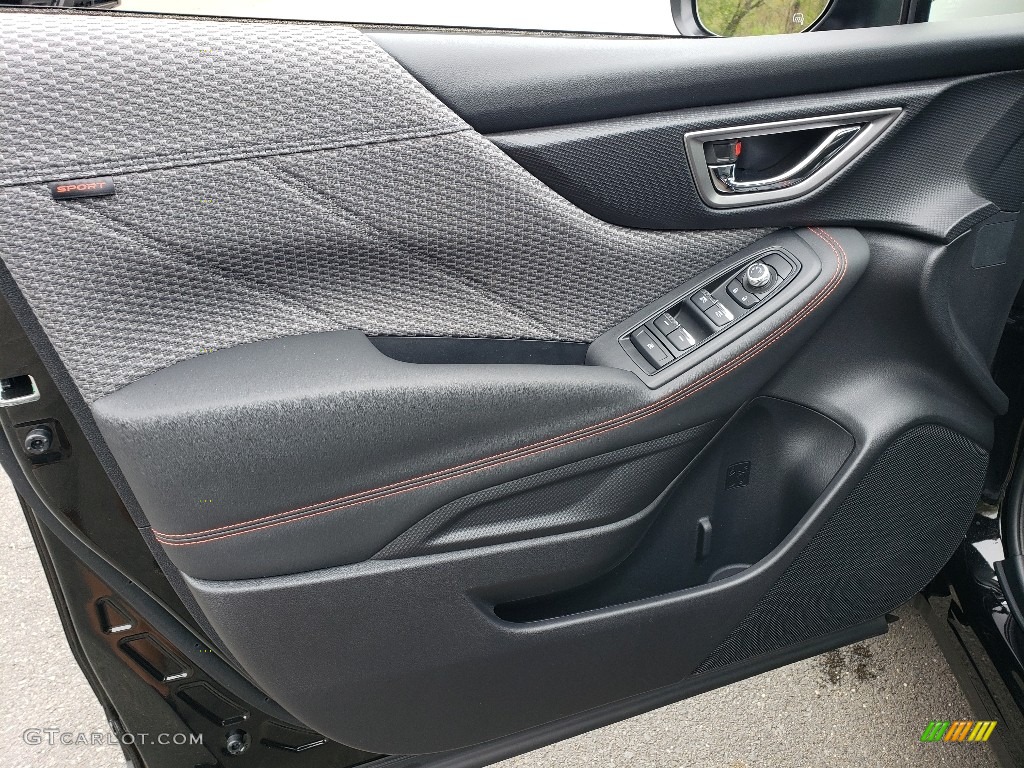2019 Subaru Forester 2.5i Sport Gray Sport Door Panel Photo #133209393