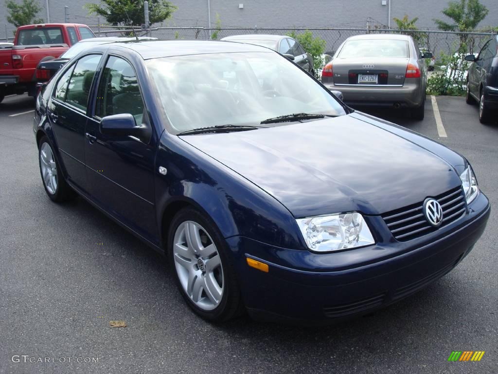 2001 Jetta GLS VR6 Sedan - Galactic Blue / Grey photo #4