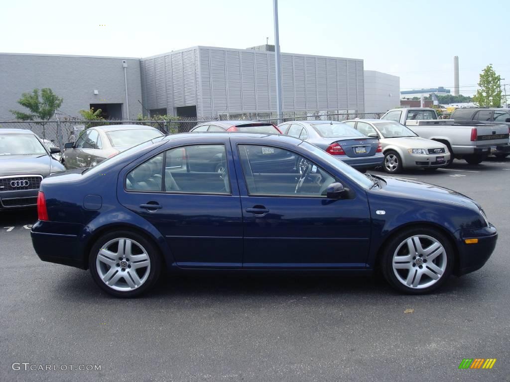 2001 Jetta GLS VR6 Sedan - Galactic Blue / Grey photo #6
