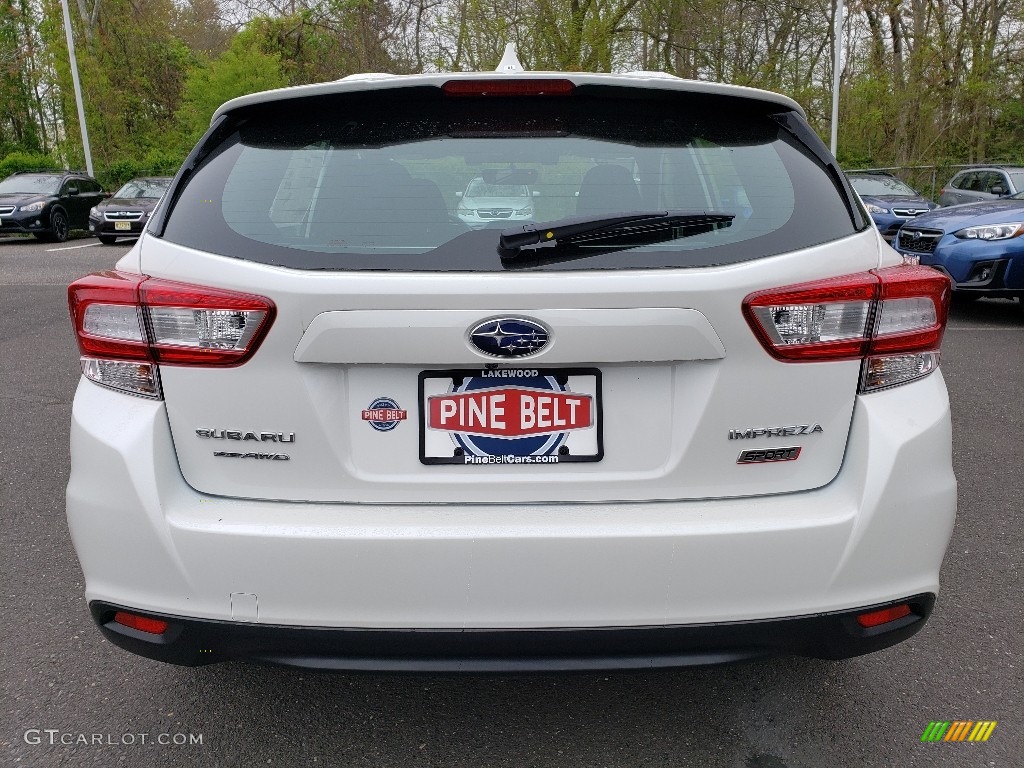 2019 Impreza 2.0i Sport 5-Door - Crystal White Pearl / Black photo #5