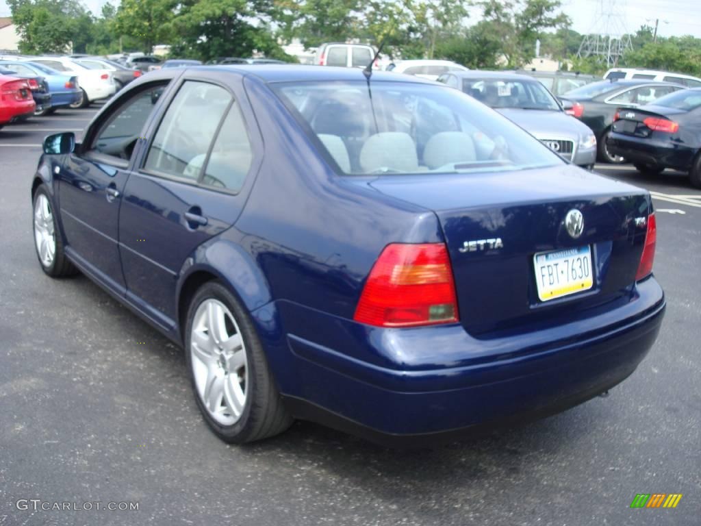 2001 Jetta GLS VR6 Sedan - Galactic Blue / Grey photo #9