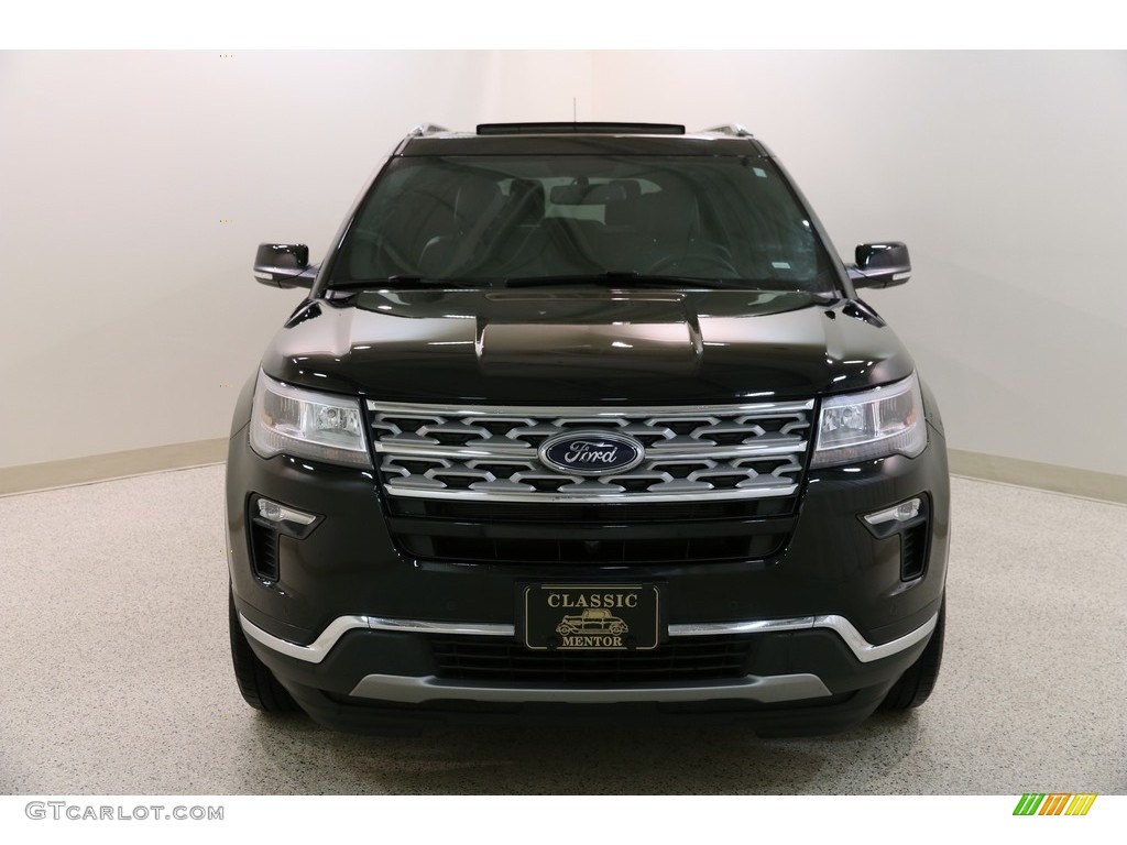 2019 Explorer Limited 4WD - Agate Black / Medium Black photo #2