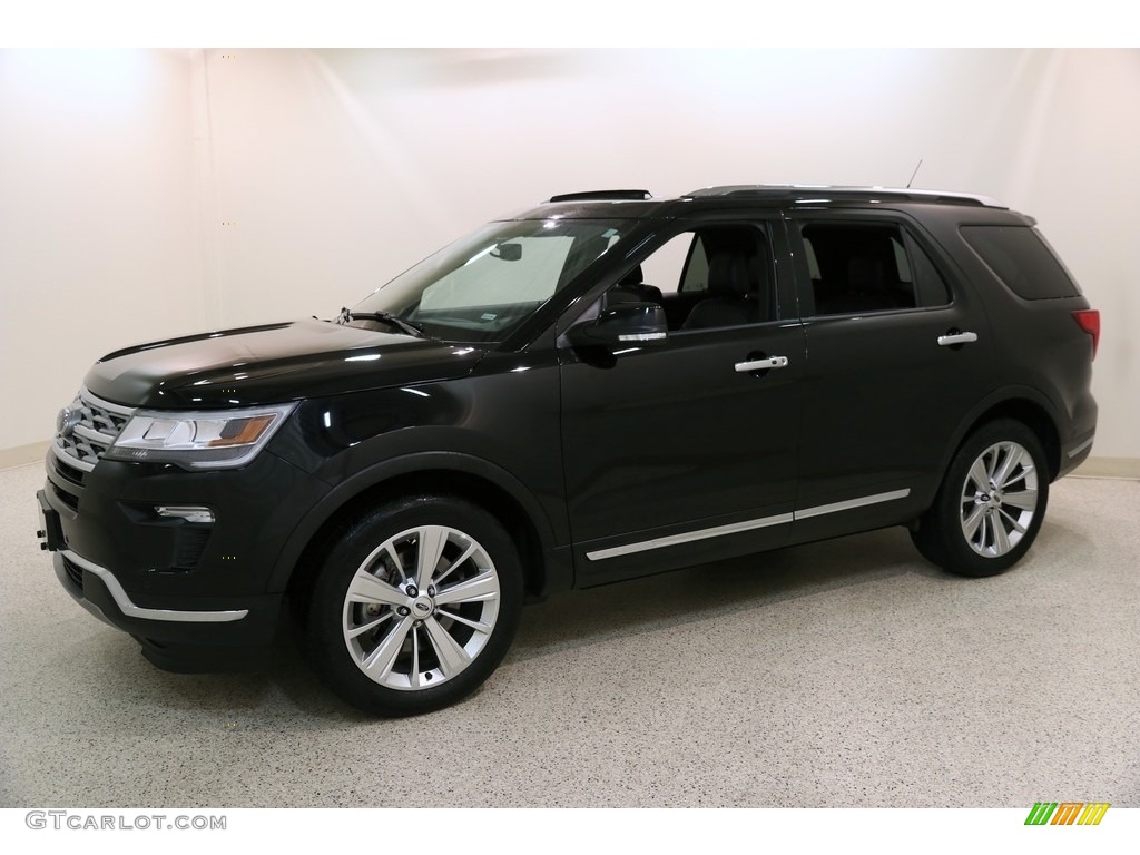 2019 Explorer Limited 4WD - Agate Black / Medium Black photo #3