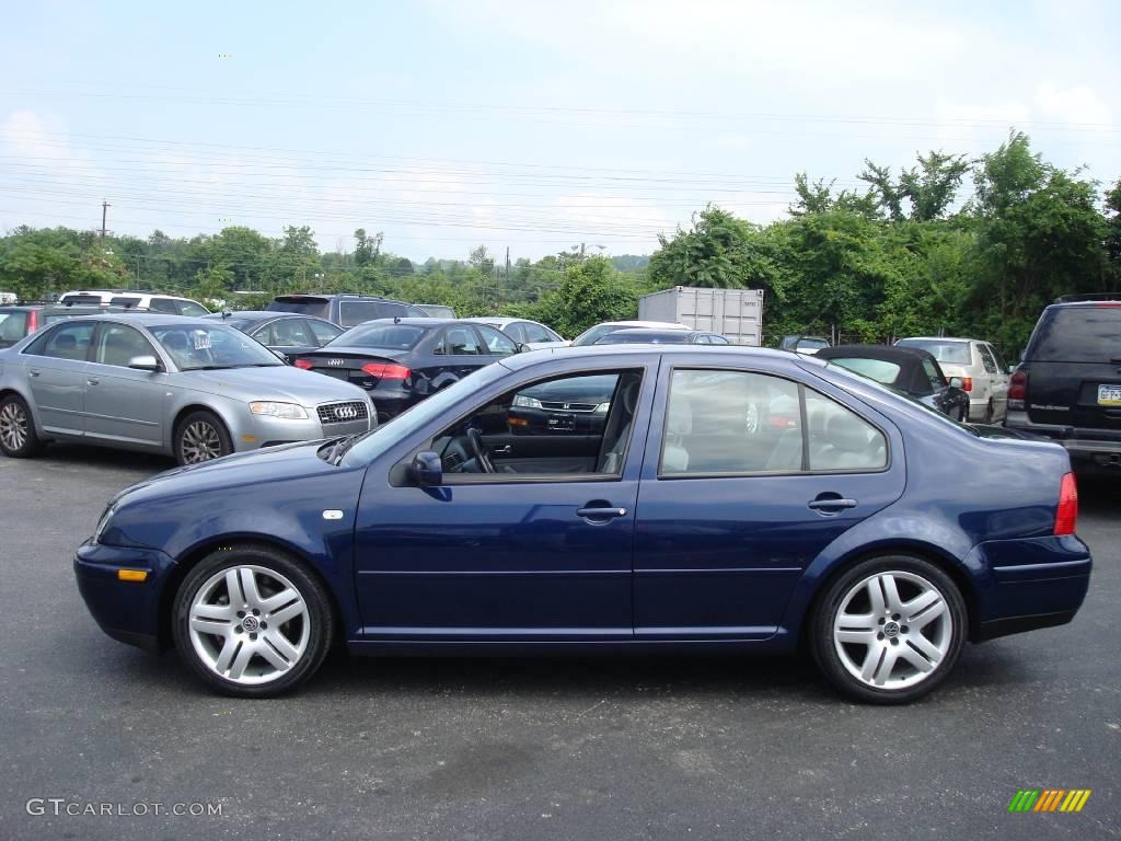 2001 Jetta GLS VR6 Sedan - Galactic Blue / Grey photo #10