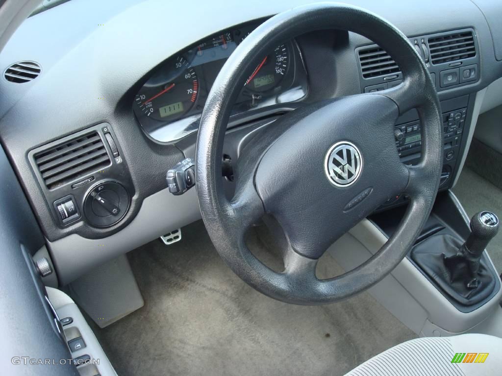 2001 Jetta GLS VR6 Sedan - Galactic Blue / Grey photo #11