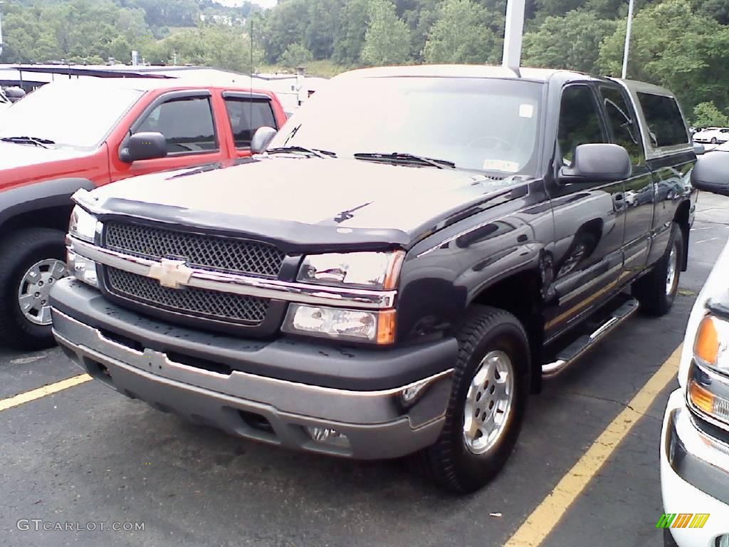 2003 Silverado 1500 Z71 Extended Cab 4x4 - Dark Gray Metallic / Dark Charcoal photo #2