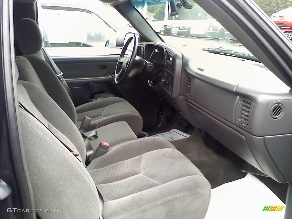 2003 Silverado 1500 Z71 Extended Cab 4x4 - Dark Gray Metallic / Dark Charcoal photo #6