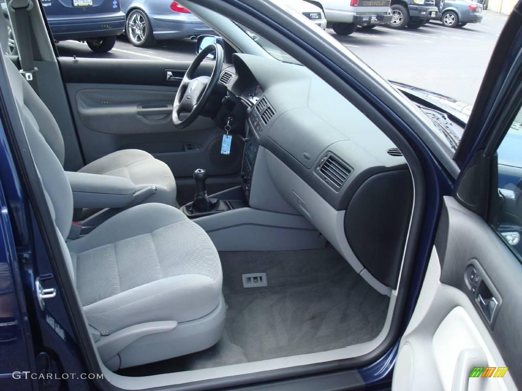 2001 Jetta GLS VR6 Sedan - Galactic Blue / Grey photo #17