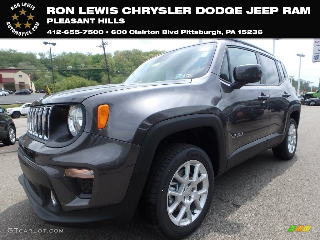 2019 Renegade Latitude 4x4 - Granite Crystal Metallic / Black/Ski Grey photo #1