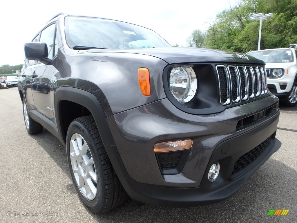 2019 Renegade Latitude 4x4 - Granite Crystal Metallic / Black/Ski Grey photo #8