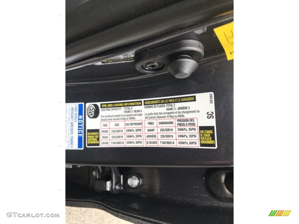 2019 RAV4 XLE AWD - Magnetic Gray Metallic / Black photo #13