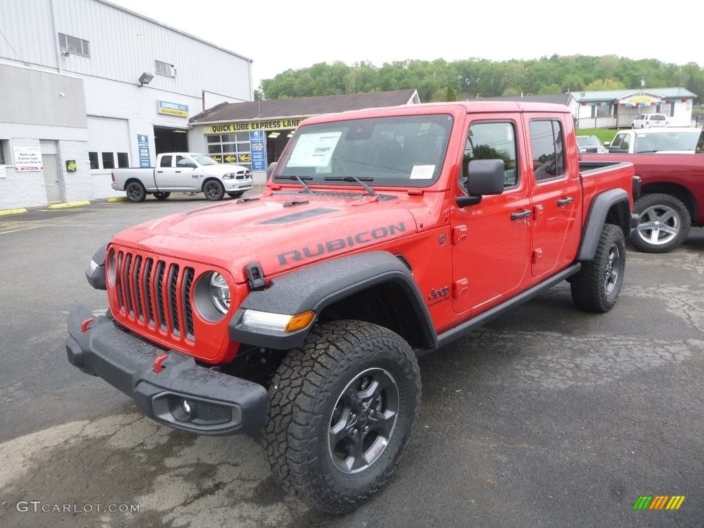 2020 Gladiator Rubicon 4x4 - Firecracker Red / Black photo #1