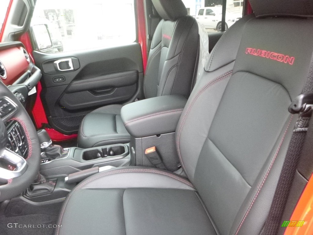Black Interior 2020 Jeep Gladiator Rubicon 4x4 Photo #133215960