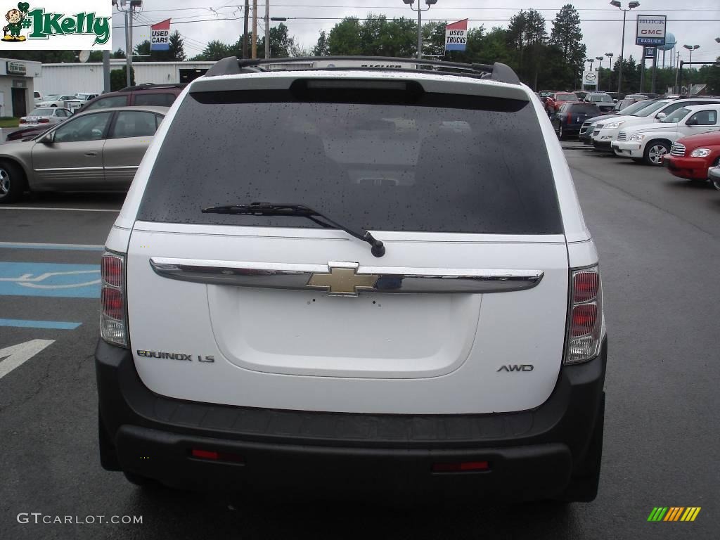 2005 Equinox LS AWD - Summit White / Light Gray photo #3