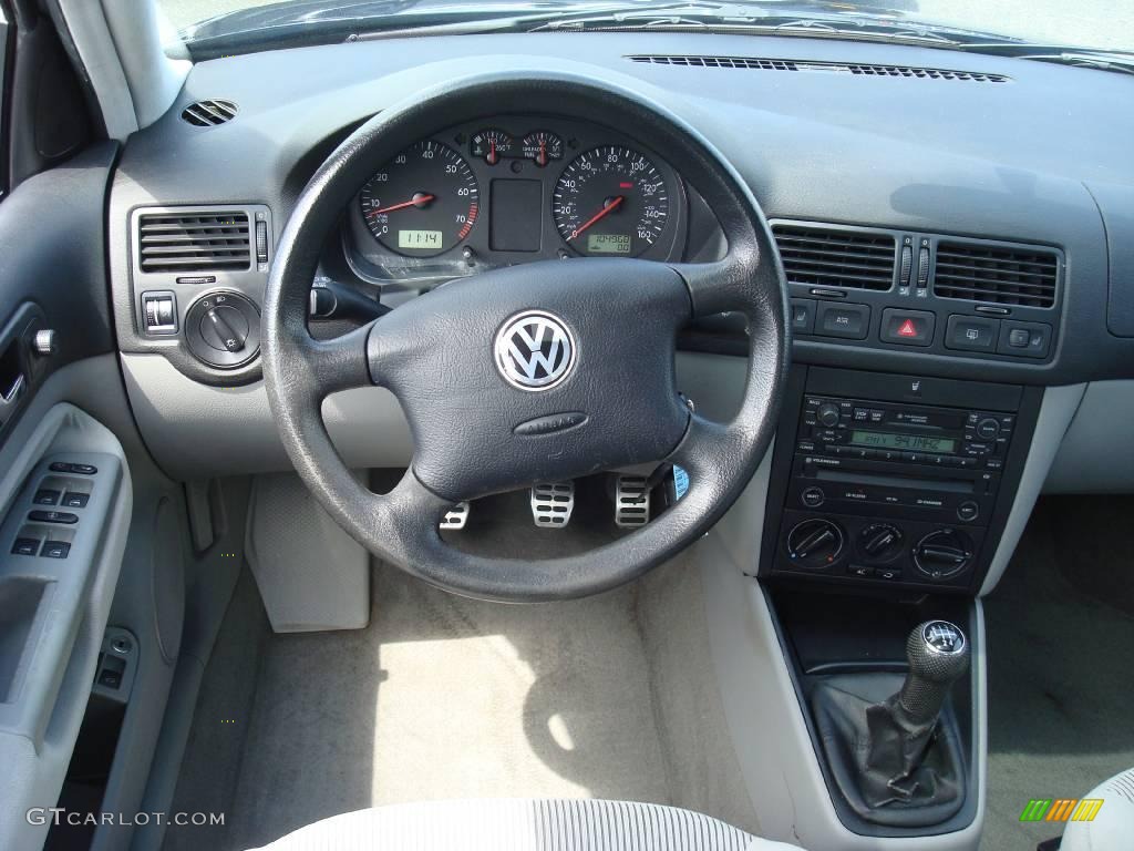 2001 Jetta GLS VR6 Sedan - Galactic Blue / Grey photo #32