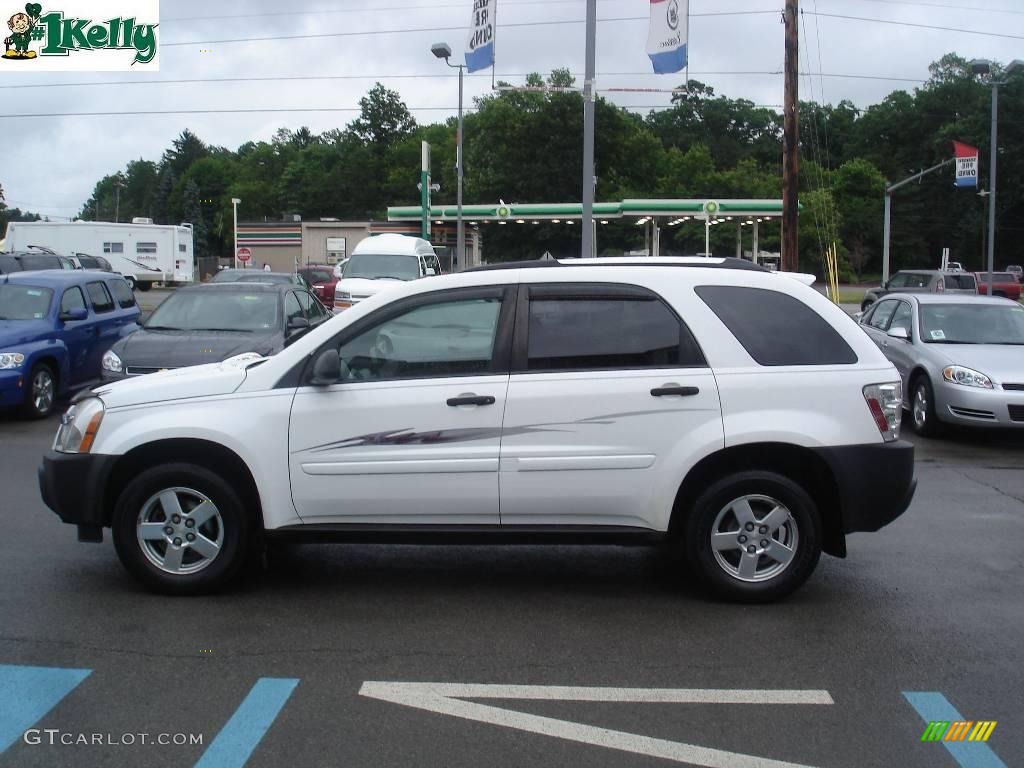 2005 Equinox LS AWD - Summit White / Light Gray photo #5