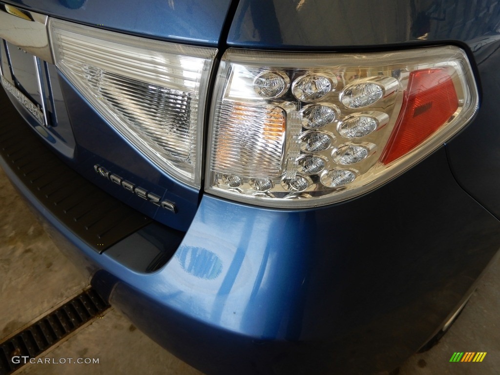 2008 Impreza 2.5i Wagon - Newport Blue Pearl / Ivory photo #5