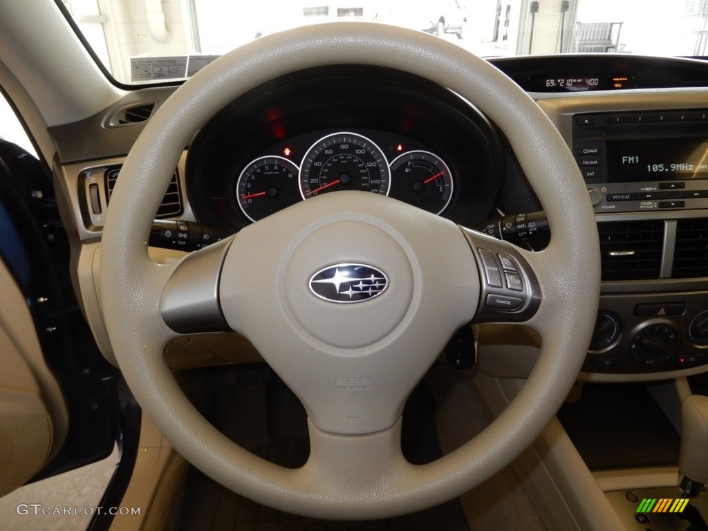 2008 Impreza 2.5i Wagon - Newport Blue Pearl / Ivory photo #20