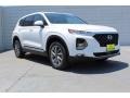 2019 Quartz White Hyundai Santa Fe SEL Plus  photo #2