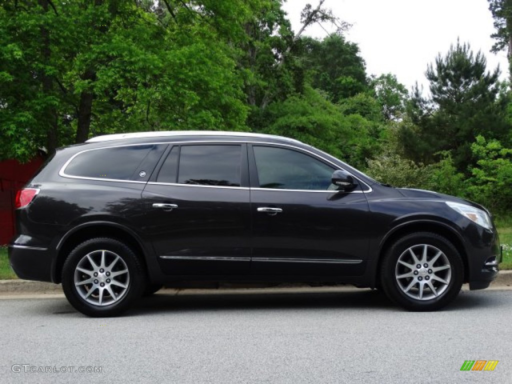 2017 Enclave Leather AWD - Iridium Metallic / Ebony/Ebony photo #2