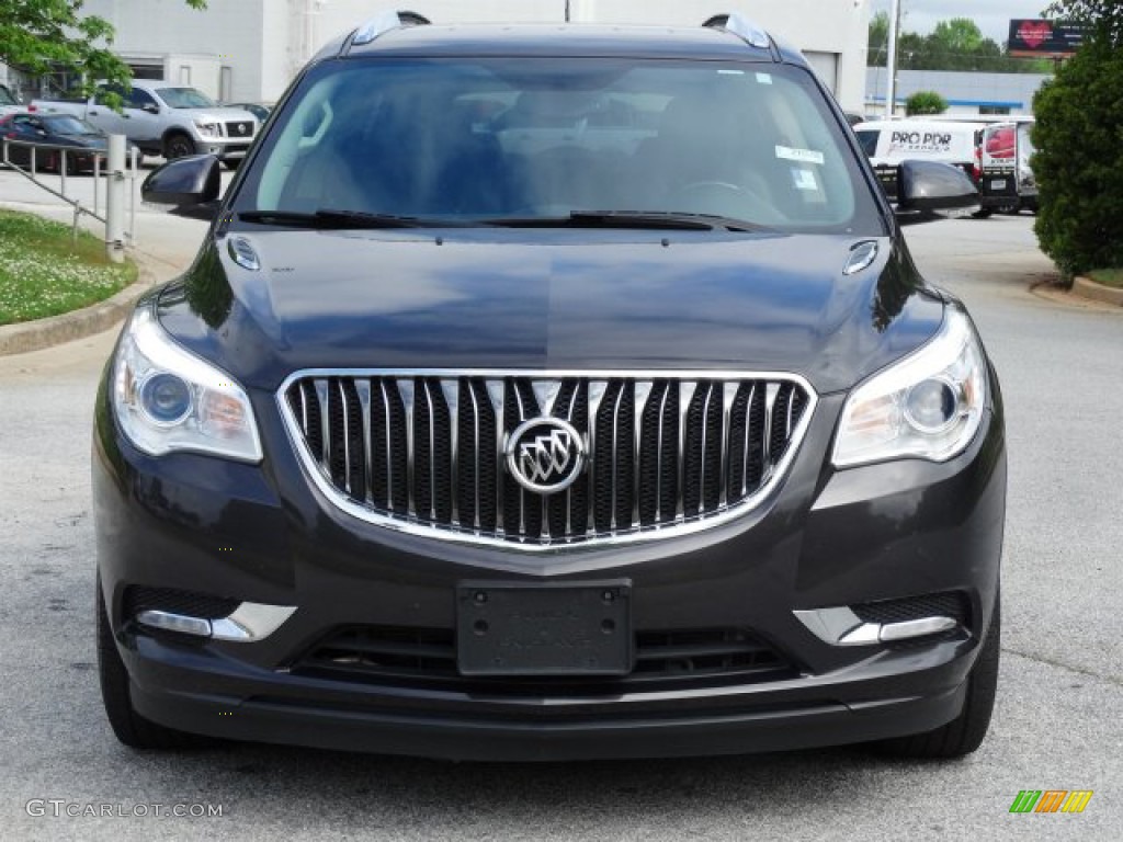 2017 Enclave Leather AWD - Iridium Metallic / Ebony/Ebony photo #4