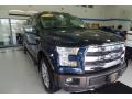 2016 Blue Jeans Ford F150 Lariat SuperCab 4x4  photo #6