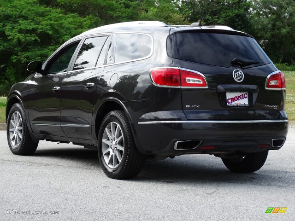 2017 Enclave Leather AWD - Iridium Metallic / Ebony/Ebony photo #6