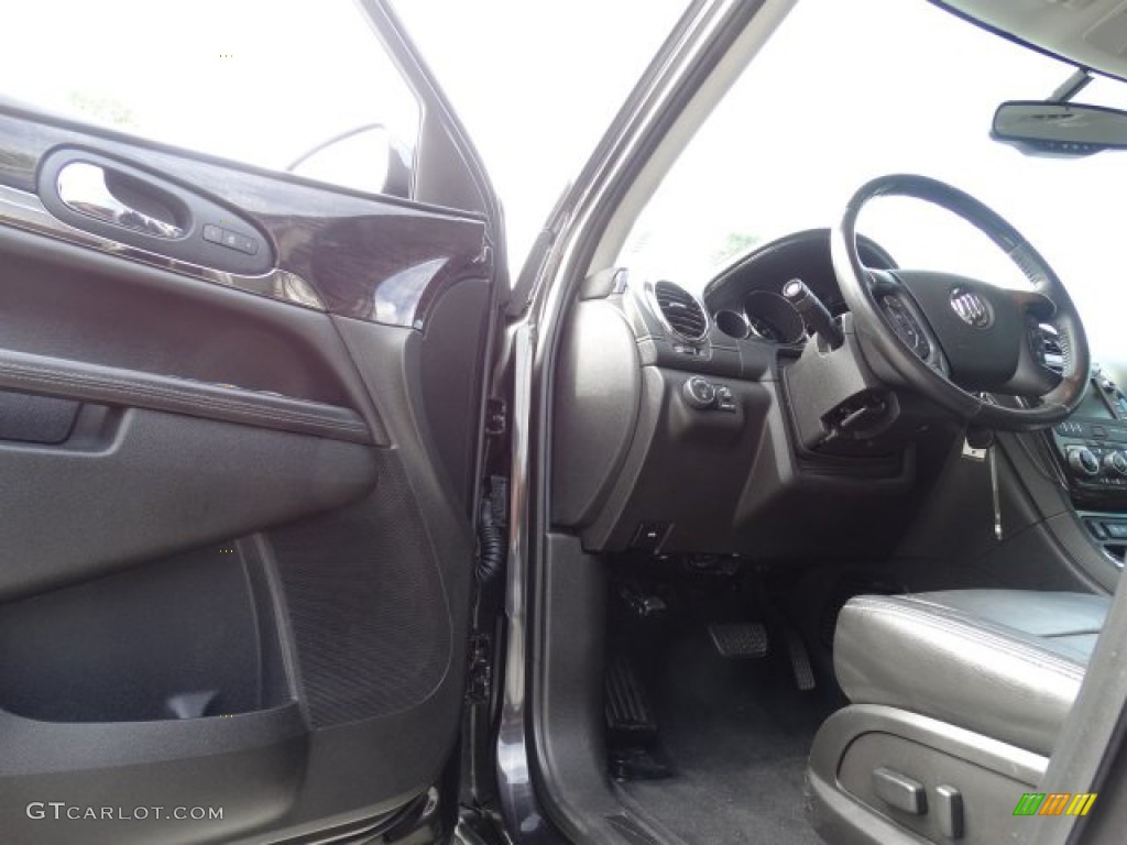 2017 Enclave Leather AWD - Iridium Metallic / Ebony/Ebony photo #11