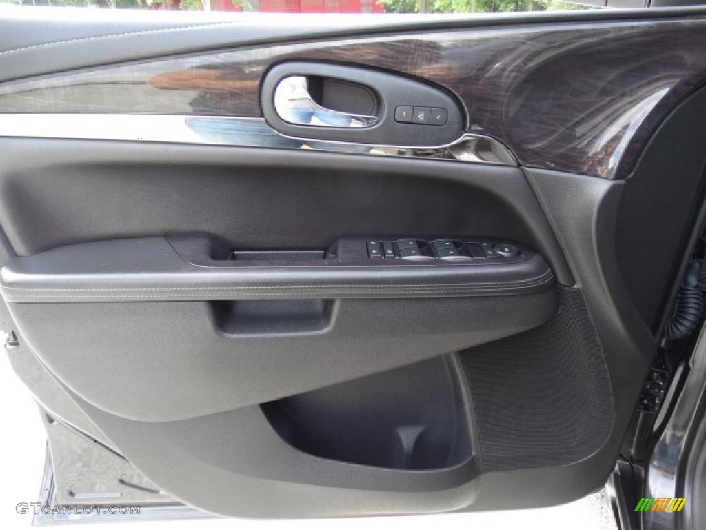 2017 Enclave Leather AWD - Iridium Metallic / Ebony/Ebony photo #12