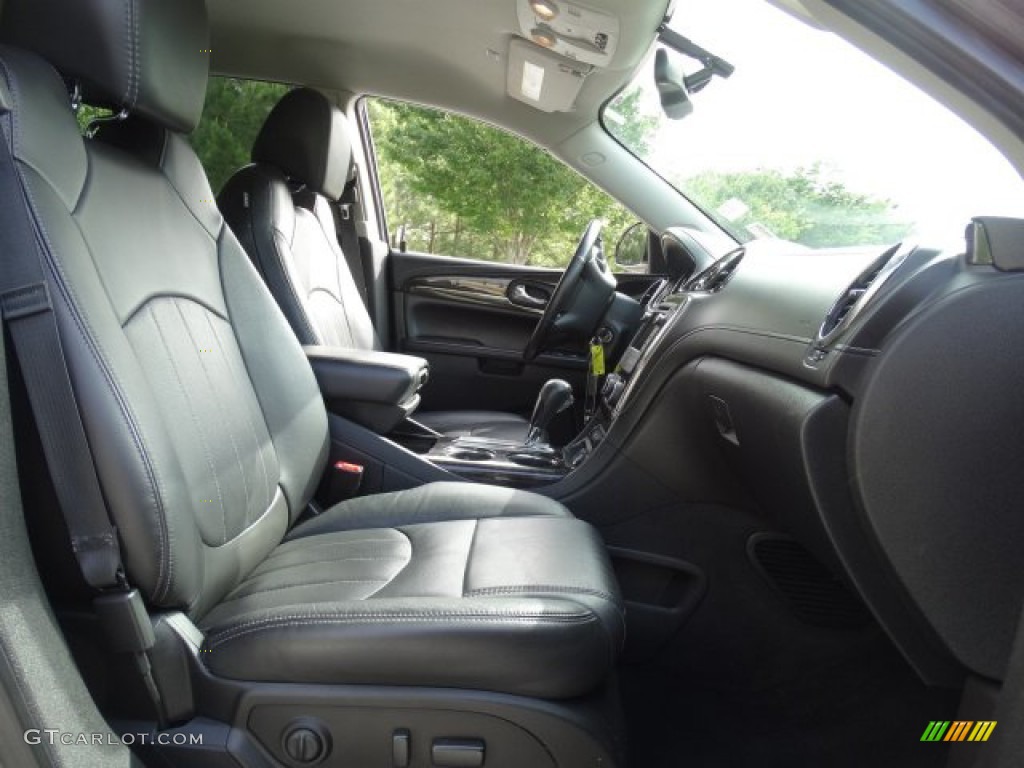 2017 Enclave Leather AWD - Iridium Metallic / Ebony/Ebony photo #30