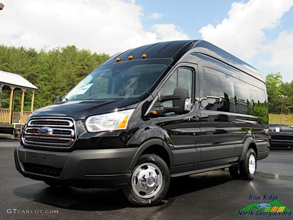 2019 Transit Passenger Wagon XLT 350 HR Long - Shadow Black / Charcoal black photo #1