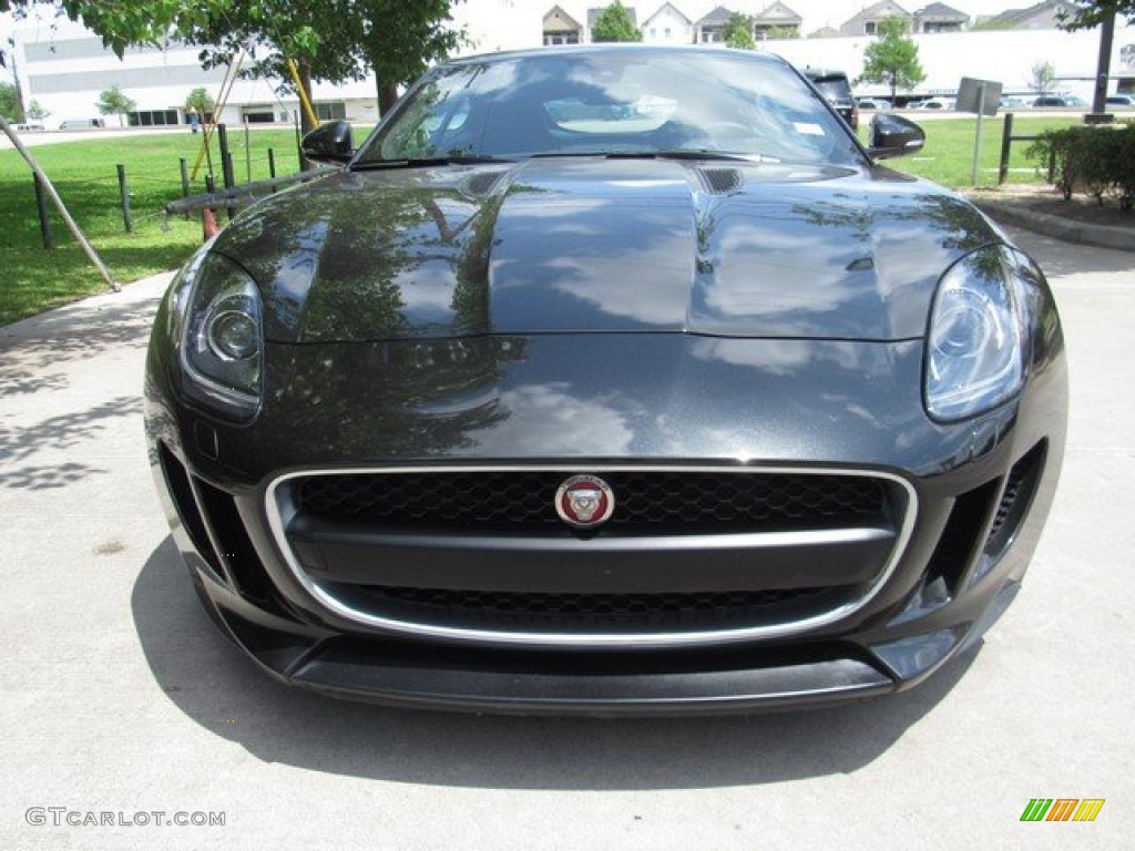2016 F-TYPE Coupe - Ultimate Black Metallic / Jet photo #7