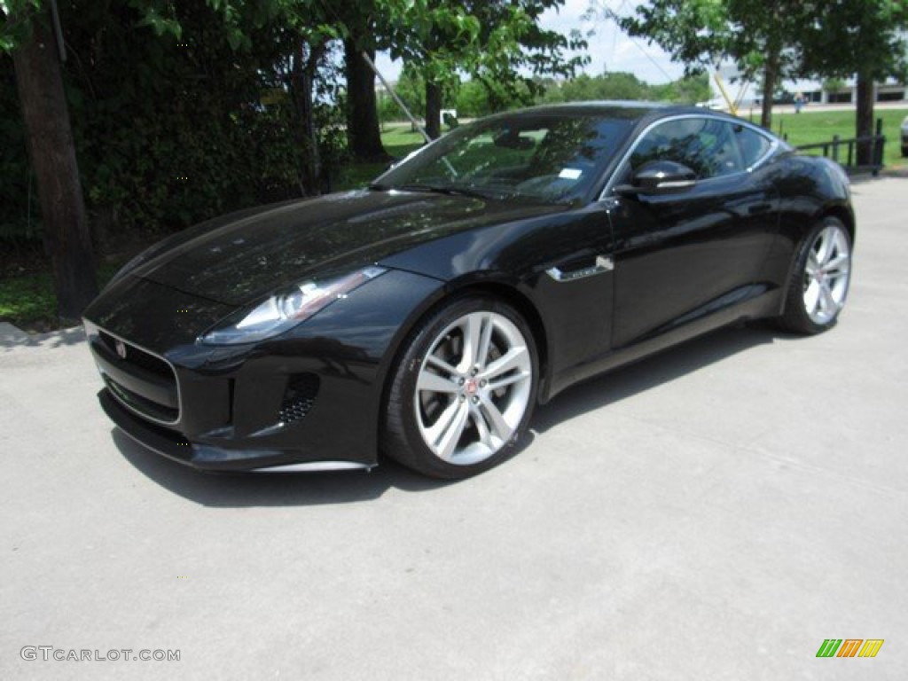 2016 F-TYPE Coupe - Ultimate Black Metallic / Jet photo #12