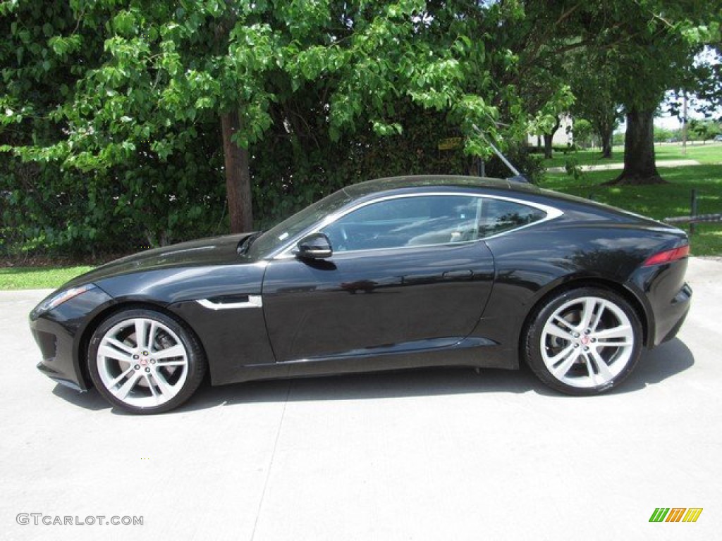 2016 F-TYPE Coupe - Ultimate Black Metallic / Jet photo #13