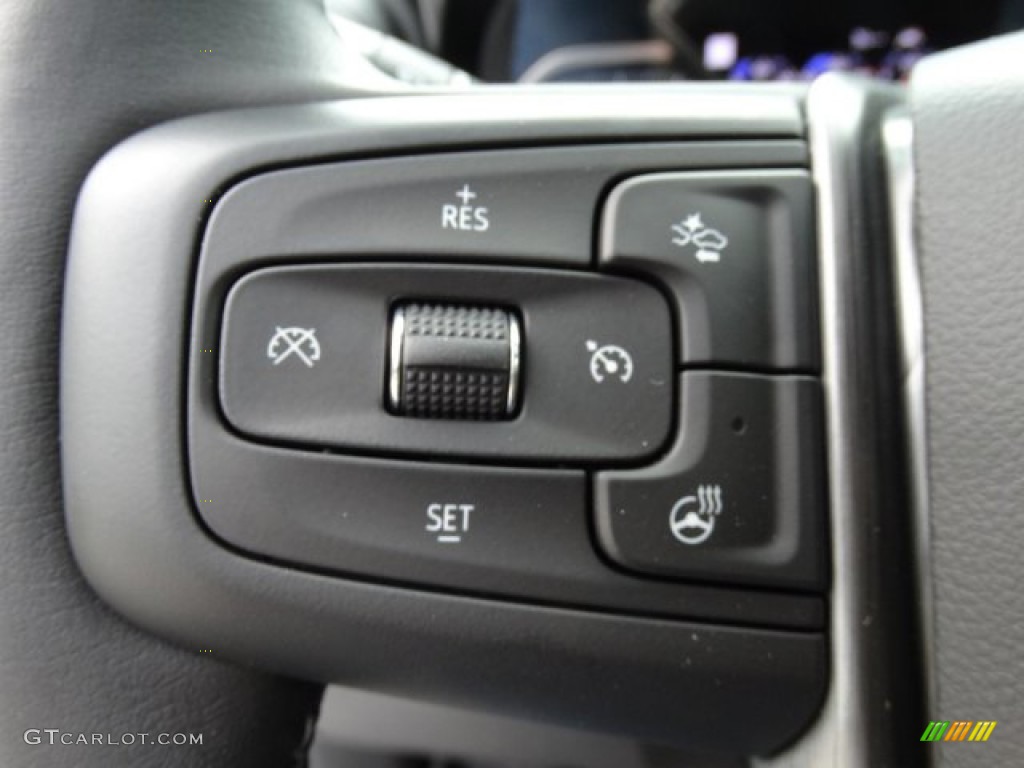 2019 GMC Sierra 1500 Denali Crew Cab 4WD Jet Black Steering Wheel Photo #133223318