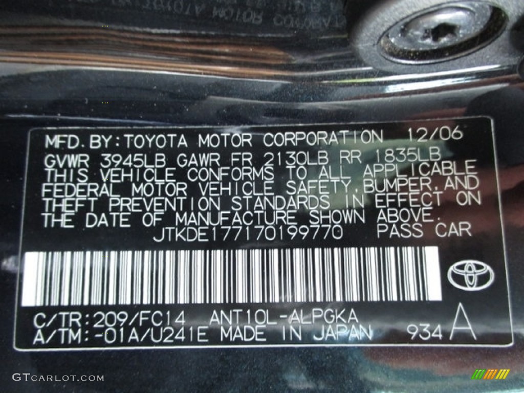 2007 tC  - Black Sand Pearl / Dark Charcoal photo #90