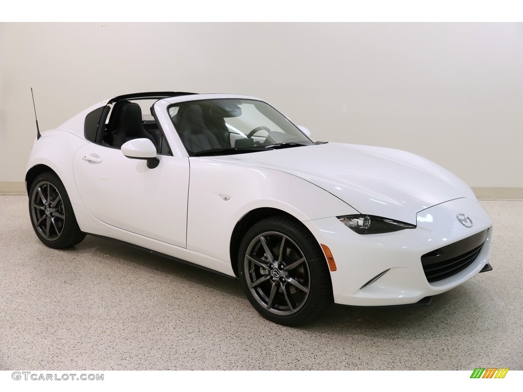 Snowflake White Pearl Mica 2019 Mazda MX-5 Miata RF Grand Touring Exterior Photo #133225948