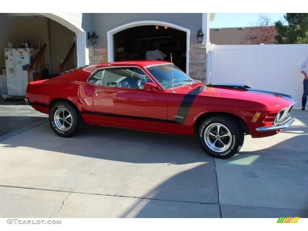 1970 Mustang Fastback - Red / Black photo #1