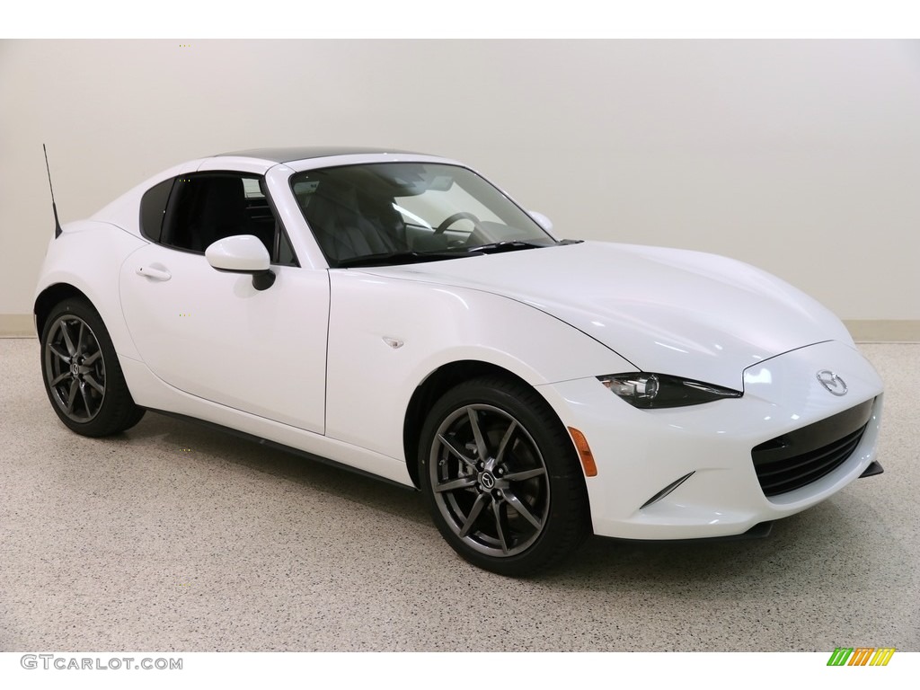 Snowflake White Pearl Mica 2019 Mazda MX-5 Miata RF Grand Touring Exterior Photo #133225968
