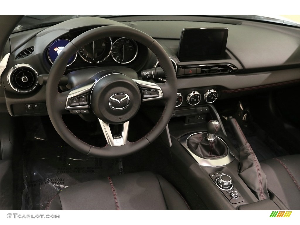2019 Mazda MX-5 Miata RF Grand Touring Black Dashboard Photo #133226031