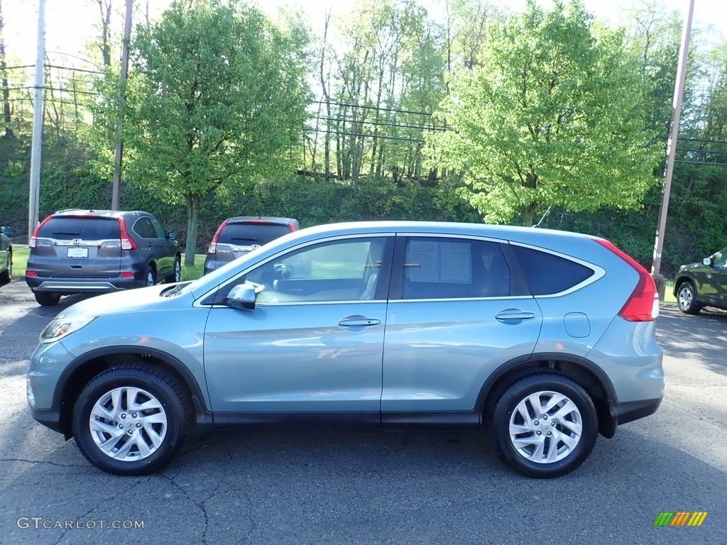 2016 CR-V EX AWD - Mountain Air Metallic / Black photo #2