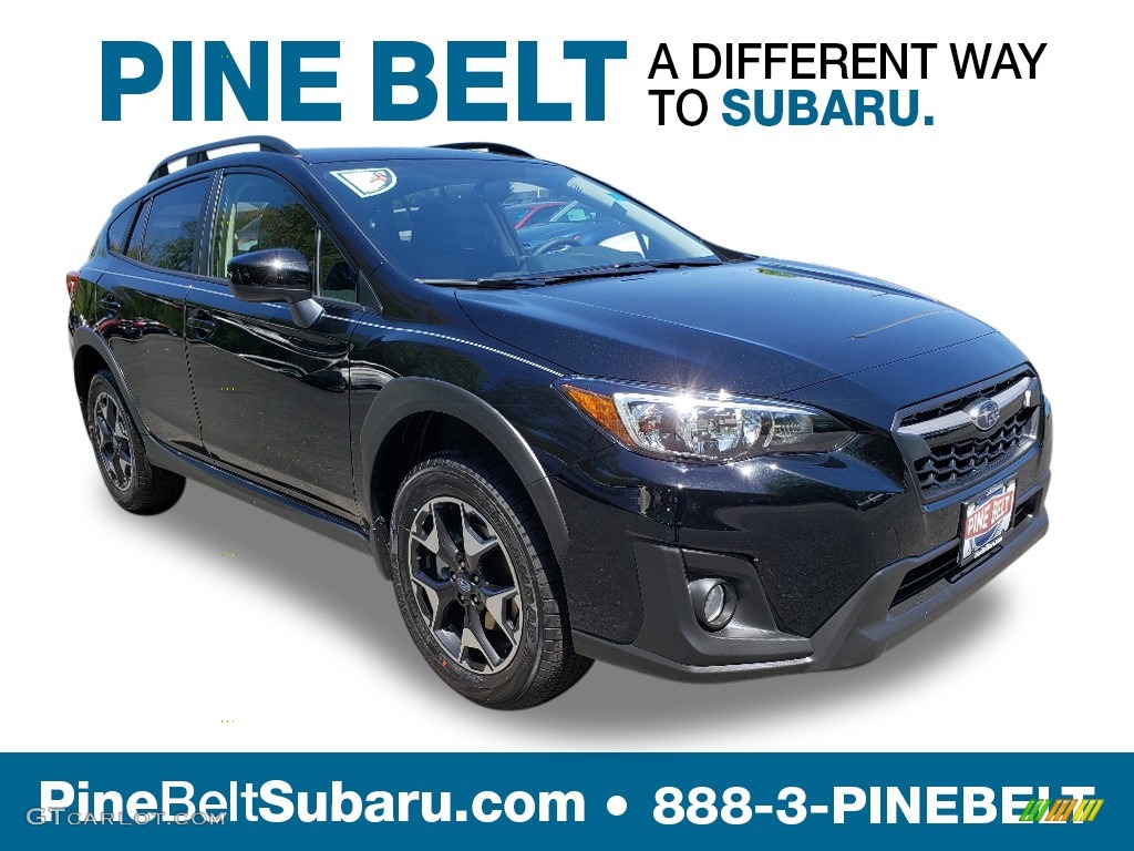 2019 Crosstrek 2.0i Premium - Crystal Black Silica / Black photo #1