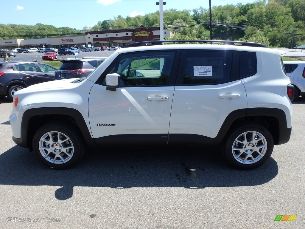 2019 Renegade Latitude 4x4 - Alpine White / Black photo #2