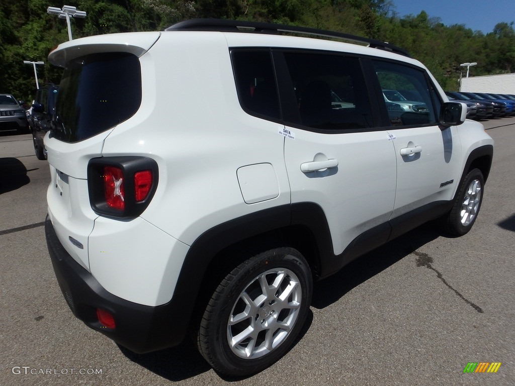 2019 Renegade Latitude 4x4 - Alpine White / Black photo #6