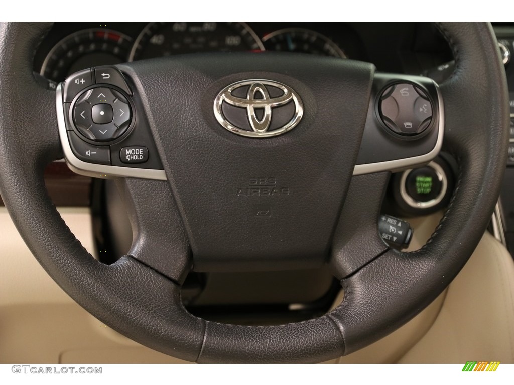 2012 Camry XLE - Cypress Green Pearl / Ivory photo #7