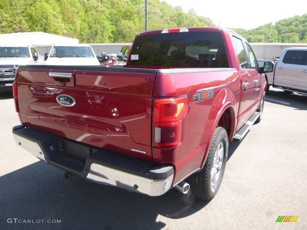 2019 F150 Lariat SuperCrew 4x4 - Ruby Red / Earth Gray photo #2