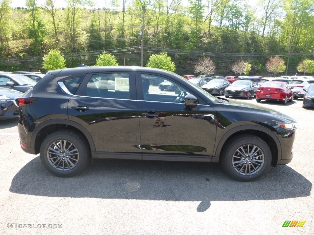 Jet Black Mica 2019 Mazda CX-5 Sport AWD Exterior Photo #133229814