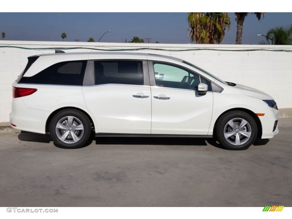 White Diamond Pearl 2019 Honda Odyssey EX-L Exterior Photo #133230711